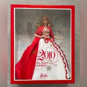 2010 Mattel Blonde Holiday Barbie R4545 Collector Doll